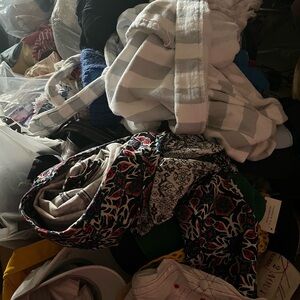 Assorted estate sale clothing bundle